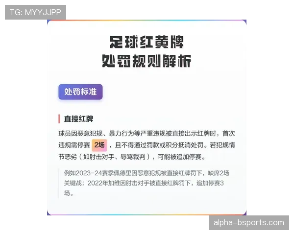 黄牌规则详解:何为可被警告的犯规与累计停赛标准 黄牌规则详解:何为可被警告的犯规与累计停赛标准